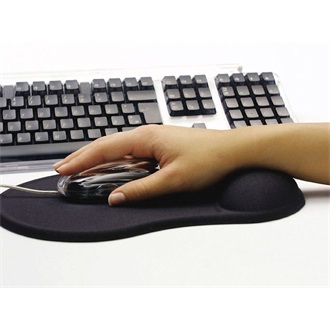 Sandberg Gel Wrist Rest egérpad fekete