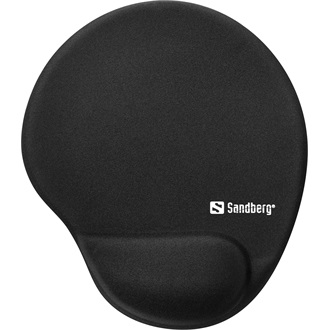 Sandberg Gel Wrist Rest egérpad fekete