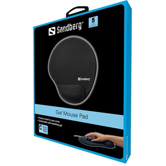 Sandberg Gel Wrist Rest egérpad fekete