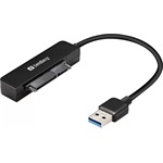 Sandberg USB-A 3.0 -> SATA All-in-One M/F adapter 0.15m fekete