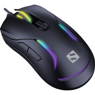 Sandberg LightFlow 6D optikai USB gaming egér fekete