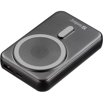 Sandberg Mag Wireless 10000 10000mAh powerbank fekete (Qi)
