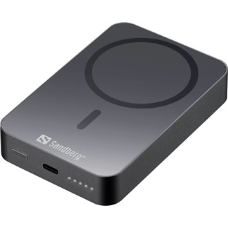 Sandberg Mag Wireless Alu 10000mAh Li powerbank szürke