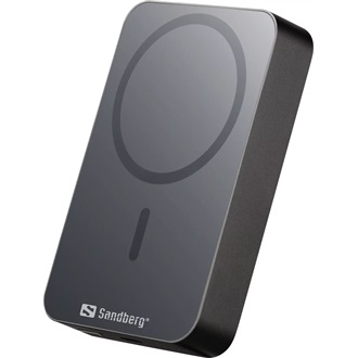 Sandberg Mag Wireless Alu 10000mAh Li powerbank szürke