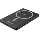 Sandberg Magnet 5000 Saver 5000mAh Li powerbank szürke (Qi)