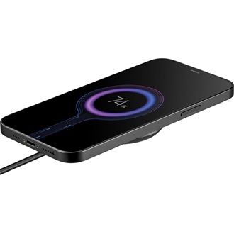 Sandberg Magnet Qi2 15W telefon vezeték nélküli töltő adapter fekete