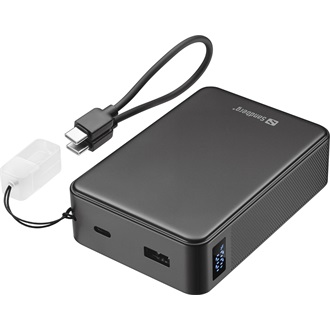 Sandberg Nano PD20W 20000mAh Li-ion powerbank fekete