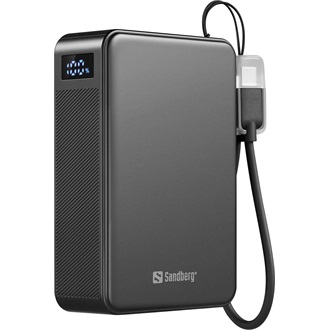 Sandberg Nano PD20W 20000mAh Li-ion powerbank fekete