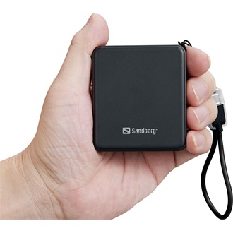 Sandberg Nano PD20W 5000mAh Li-ion powerbank fekete