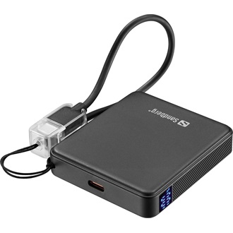 Sandberg Nano PD20W 5000mAh Li-ion powerbank fekete