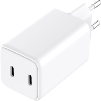 Sandberg PD65W Dual 65W univerzális hálózati töltő adapter fehér (GaN III)