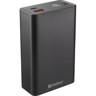 Sandberg PD65W Travel 20000mAh Li-ion powerbank fekete