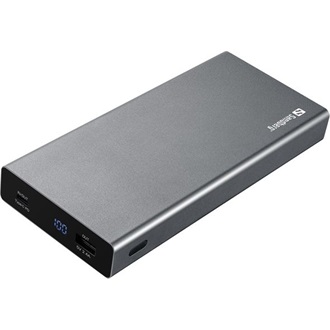 Sandberg PD 100W 20000mAh Li-ion powerbank szürke