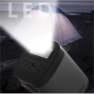 Sandberg PD 20W 60000 Aluminium 60000mAh LiPo powerbank szürke-fekete (SCP, VOOC, QC3.0)
