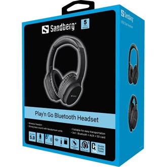 Sandberg Play`n Go gaming fejhallgató headset fekete