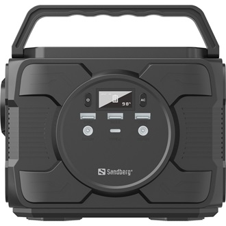 Sandberg Power Station AC 200 48000mAh powerbank fekete (2×DC5521)