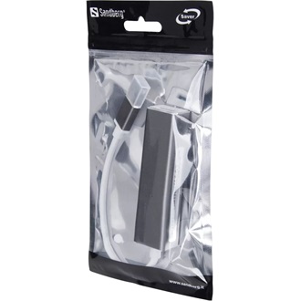 Sandberg Saver 4-portos USB3.0 hub ezüst