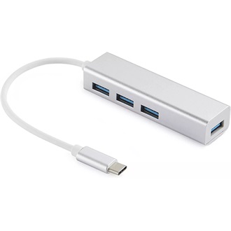 Sandberg Saver 4-portos USB-C USB3.0 hub ezüst