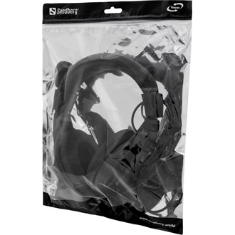 Sandberg Saver Large fejhallgató headset fekete