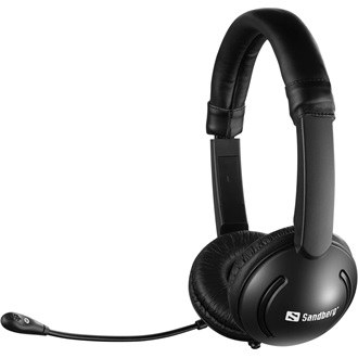 Sandberg Saver fejhallgató headset fekete