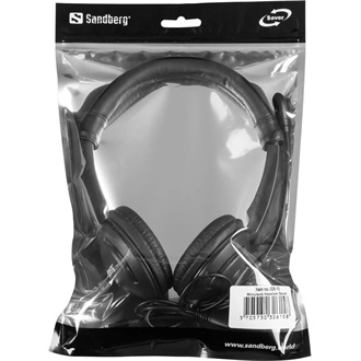 Sandberg Saver fejhallgató headset fekete