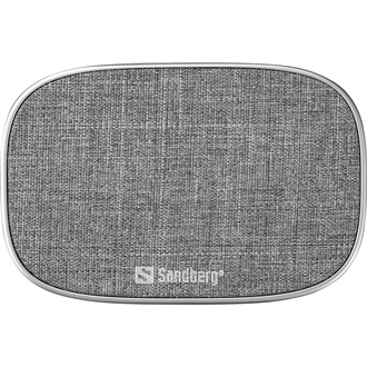 Sandberg Sleekpad Qi1.2 15W telefon vezeték nélküli töltő adapter szürke