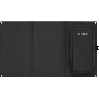 Sandberg SolarPanel 10000mAh LiPo vízálló napelemes powerbank fekete IP67