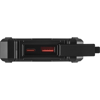 Sandberg Solar CampLED 10000mAh ütésálló vízálló napelemes powerbank fekete IP65