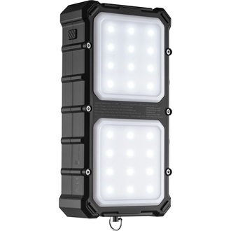 Sandberg Solar CampLED 20000mAh ütésálló vízálló napelemes powerbank fekete IP65