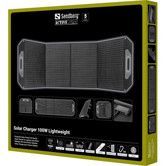 Sandberg Solar Charger Lightweight 1db napelem 3m fekete