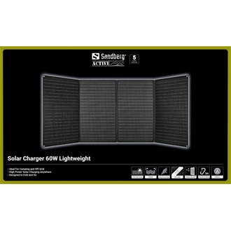 Sandberg Solar Charger Lightweight napelem fekete