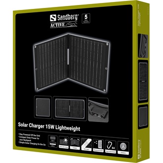 Sandberg Solar Charger Lightweight napelem fekete
