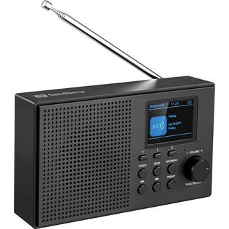 Sandberg Speaker Radio DAB+BT Recharge hordozható 1.0 rádió