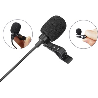 Sandberg Streamer USB Clip gaming mikrofon fekete