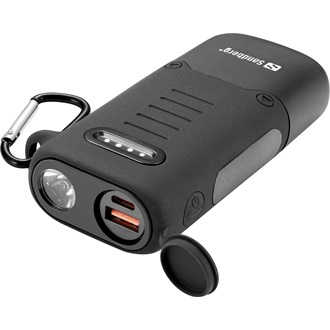 Sandberg Survivor 10000mAh Li-ion ütésálló vízálló powerbank fekete IP65