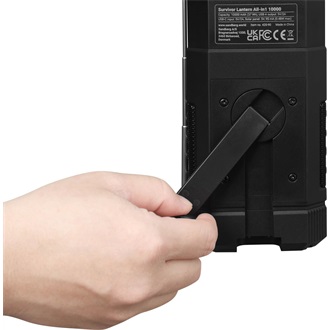Sandberg Survivor Lantern All-in1 10000mAh vízálló powerbank fekete IPX5