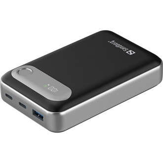 Sandberg Travel PD35W 20000mAh LiPo powerbank fekete-szürke