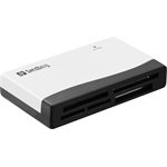 Sandberg USB2.0 SD, microSD, XD, MS, CF, MMC kártyaolvasó fehér-fekete
