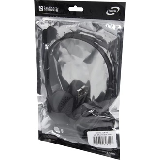 Sandberg USB Office Saver fejhallgató headset fekete