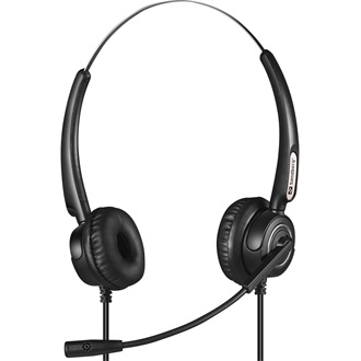 Sandberg USB+RJ9/11 Pro Stereo fejhallgató headset fekete