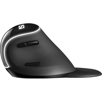 Sandberg Wireless Vertical Mouse Pro optikai vezeték nélküli vertikális egér 75° fekete