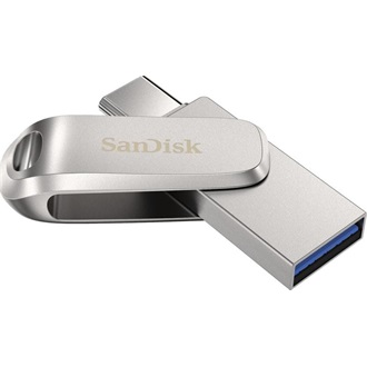 Sandisk 1024GB Ultra Dual Drive Luxe USB-A 3.2 Gen 1 / USB-C pendrive BOX ezüst