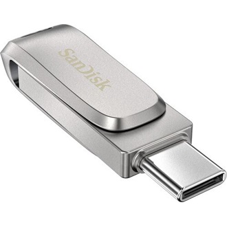 Sandisk 1024GB Ultra Dual Drive Luxe USB-A 3.2 Gen 1 / USB-C pendrive BOX ezüst