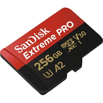 Sandisk 256GB Extreme Pro UHS-1 Class10 U3 V30 A2 microSDXC memóriakártya