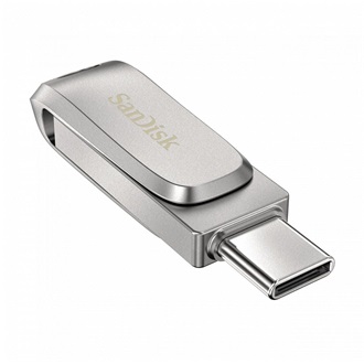 Sandisk 512GB USB3.1/Type-C Dual Drive Luxe Ezüst (186466) Flash Drive