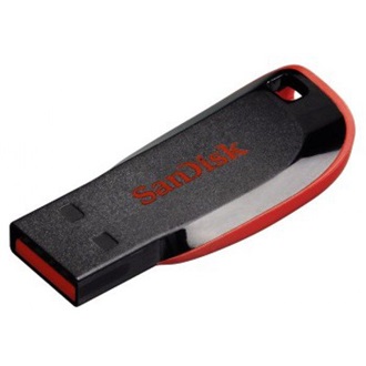 Sandisk 64GB USB2.0 Cruzer Blade Fekete-Piros (114925) Flash Drive