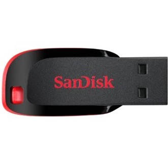 Sandisk 64GB USB2.0 Cruzer Blade Fekete-Piros (114925) Flash Drive