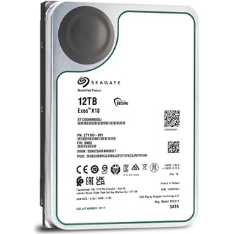 Seagate Exos X18 12TB 7200rpm 256MB SATA3 3,5" HDD 512e/4Kn