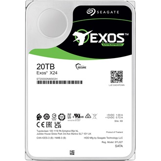 Seagate Exos X24 20TB 7200rpm 512MB SATA3 3,5" HDD 512e/4KN