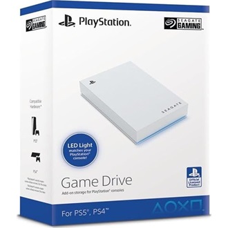 Seagate Game Drive for PlayStation 5TB USB-A 3.0 2,5" külső HDD fehér